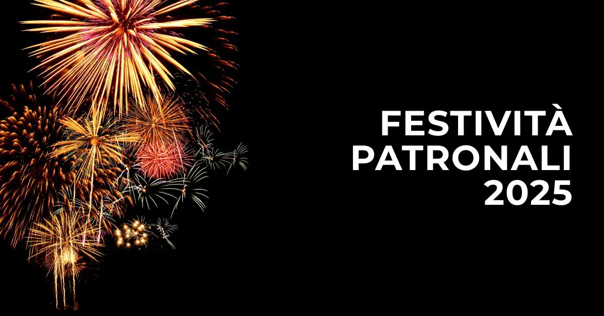 Fuochi d'artificio durante le festività patronali 2025 a Nepi